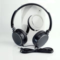 Fone de ouvido articulavel 3.5mm com fio fones de ouvido dobrável HEADSET ajustável baixo estéreo moda música suprimentos para mp3 host todos os smartphones