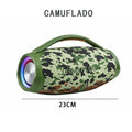 Caixa de Som Portátil Bluetooth 70W, Estilo Boombox com Alto-Falante Potente e Resistente à Água para Uso Externo