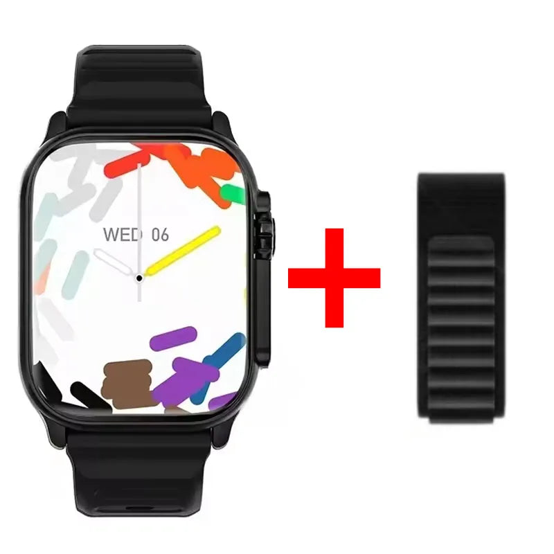 Relógio Inteligente Watch 10 Ultra 49mm 2026 Novo NFC para Homens e Mulheres com GPS, Chamadas Bluetooth, Música, Jogos e Carregamento Sem Fio