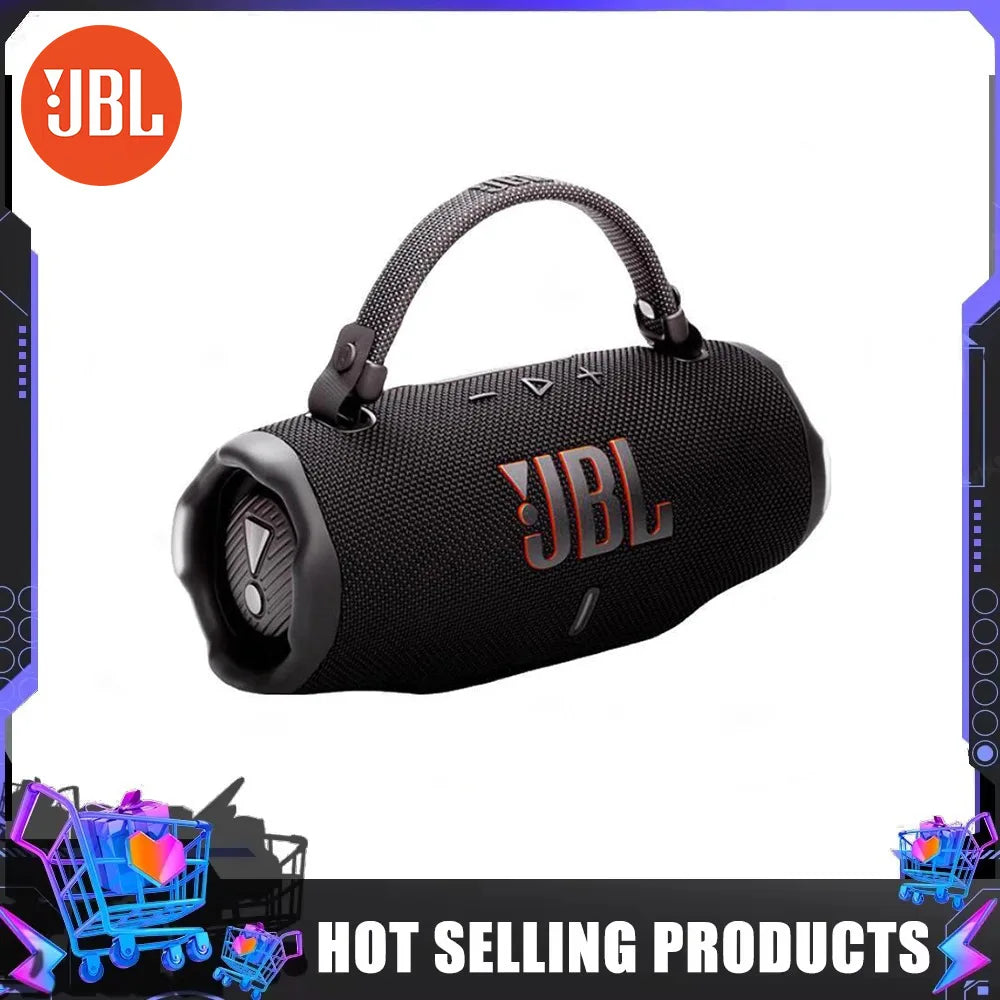 Caixa de Som Bluetooth Portátil JBL Charge 6 FLIP6 à Prova d'Água IPX7 com Som Estéreo e Tweeter Independente