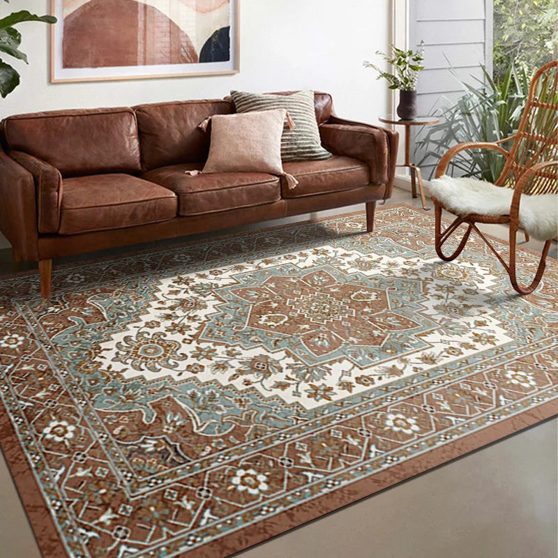 Vikama boho luxo tapete de cristal veludo quarto sala estar decoração casa do vintage exótico moderno e minimalista grande área tapete