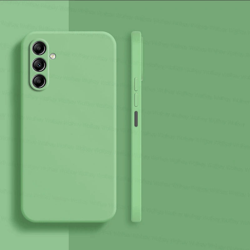 Para samsung galaxy a05s caso samsung galaxy a05 a05s a15 a25 a35 a55 5g capa funda tpu casos à prova de choque capa de silicone líquido