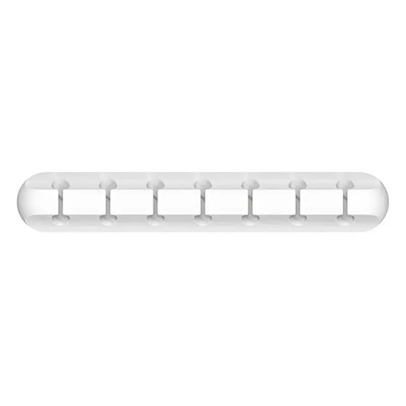 Organizador de Cabos Autoadesivo de Silicone para Mesa: Fixador de Plugues, Cabos de Mouse, Fones de Ouvido e Cabos de Dados de Celular