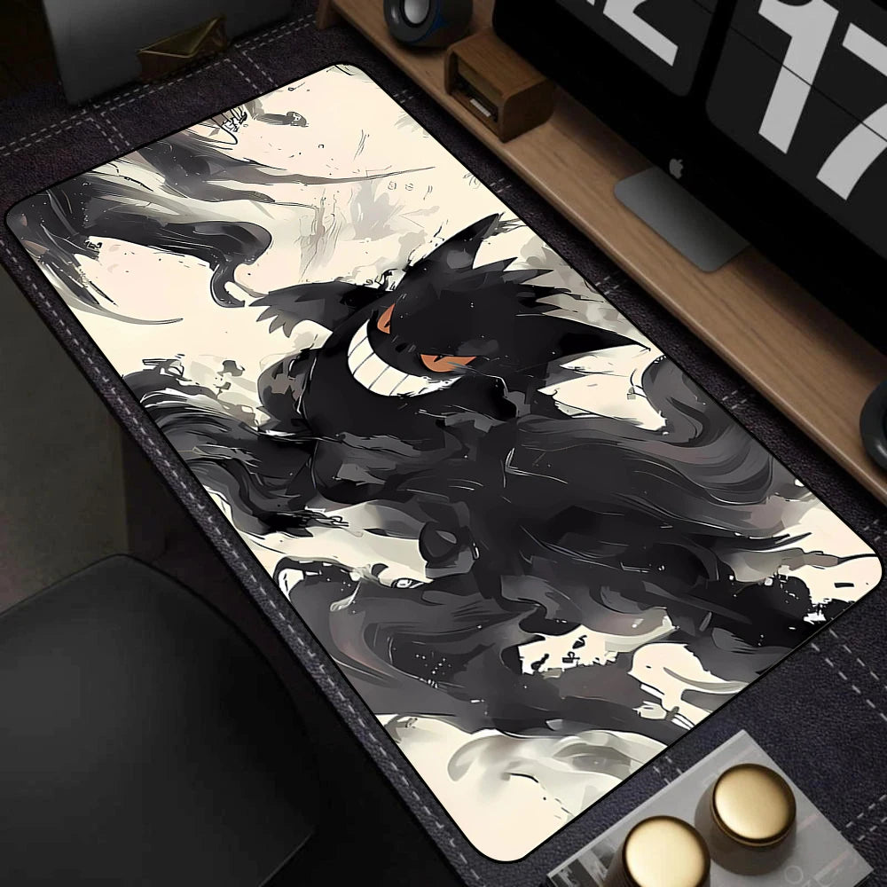 Tapete colorido para teclado de jogos, laptop, japão, legal, anime, mouse pad xxl, preto, p-pokemon, tapete de mesa, pc, g-gengar, gamer, gabinete, mousepad