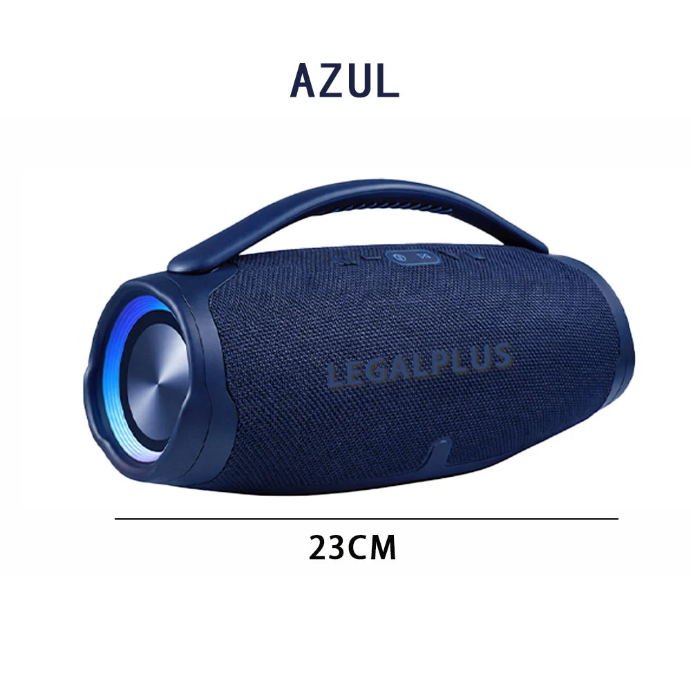 Caixa de Som Portátil Bluetooth 70W, Estilo Boombox com Alto-Falante Potente e Resistente à Água para Uso Externo