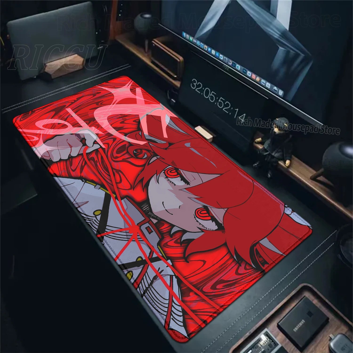 Bonito anime menina k-Kasane teto mousepad grande gaming mouse pad lockedge teclado do computador tapete de mesa pc gabinete tablepad xxl tapetes