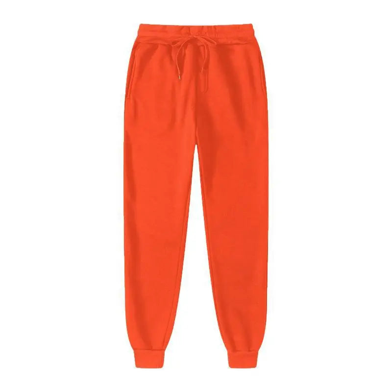 2026 novas calças esportivas casuais masculinas moda cor sólida calças soltas street wear outono/inverno lento correndo calças de fitness