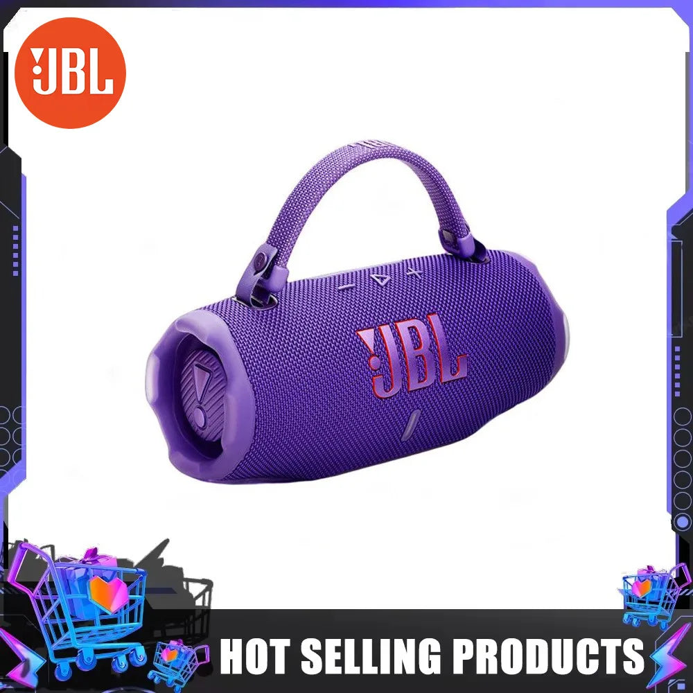 Caixa de Som Bluetooth Portátil JBL Charge 6 FLIP6 à Prova d'Água IPX7 com Som Estéreo e Tweeter Independente