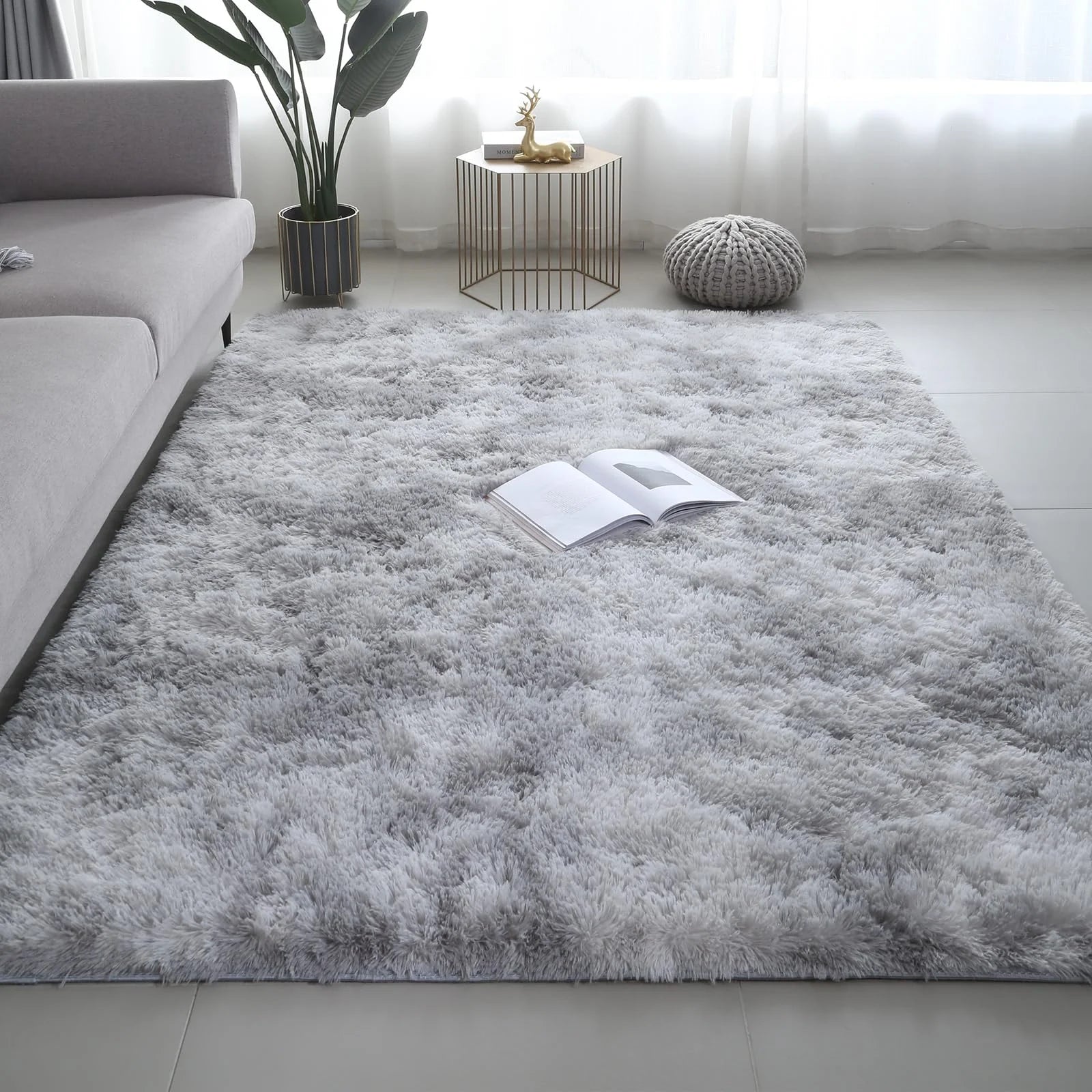 Tapete Ultra Macio VIKAMA, Tapete de Piso para Quarto e Sala de Estar, Carpete para Berçário, Decoração para Quarto de Meninas