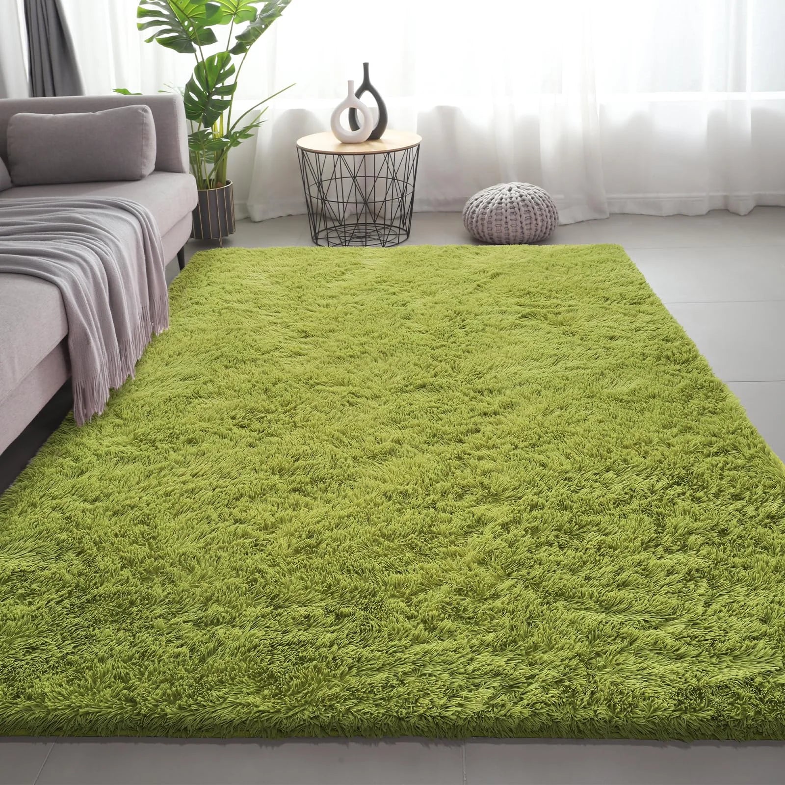 Tapete Ultra Macio VIKAMA, Tapete de Piso para Quarto e Sala de Estar, Carpete para Berçário, Decoração para Quarto de Meninas