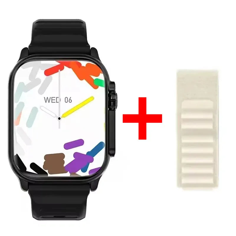 Novo Relógio Inteligente 10 Ultra 49mm 2024, Novo NFC, GPS, Chamadas Bluetooth, Música, Jogos, Carregamento Sem Fio