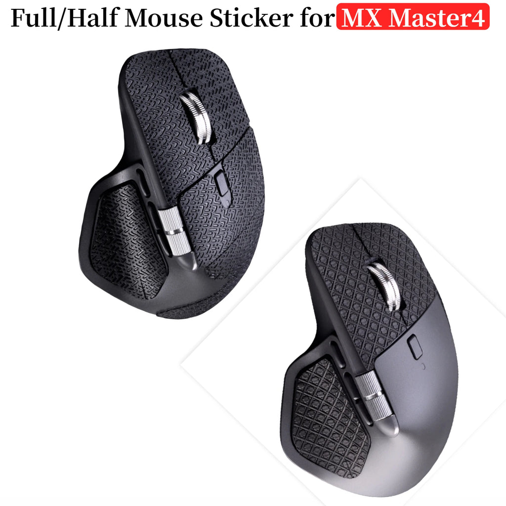Para Logitech MX Master 4: Fita Antiderrapante Artesanal de Pele de Lagarto para Mouse Sem Fio, Adesivo que Absorve o Suor para MX Master 4