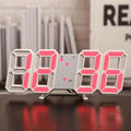 Relógio de parede digital led para decoração de casa, 3d, brilho, modo noturno, ajustável, relógio eletrônico, relógios de decoração, jardim