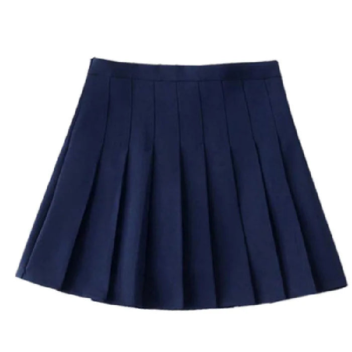 1 pçs primavera verão das mulheres mini saias meninas saias plissadas senhora cintura alta bonito saia rosa estudante saia curta jk uniforme saias