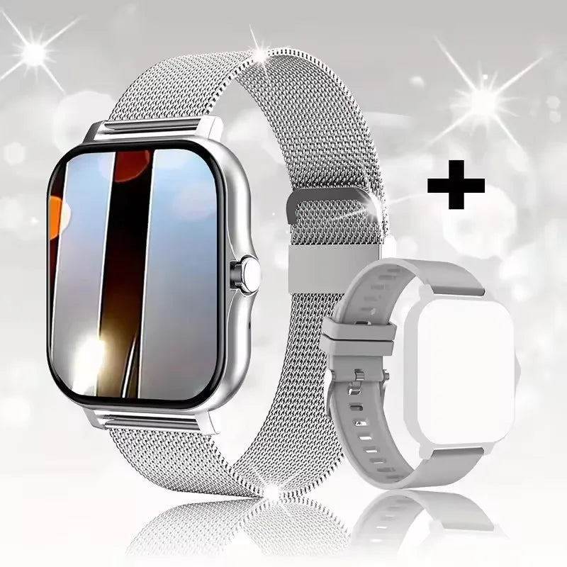 20226 Novo smartwatch de 1,83 polegadas Notificações de chamada Monitoramento do sono Rastreamento de atividades Relógio inteligente compatível com Android e iOS