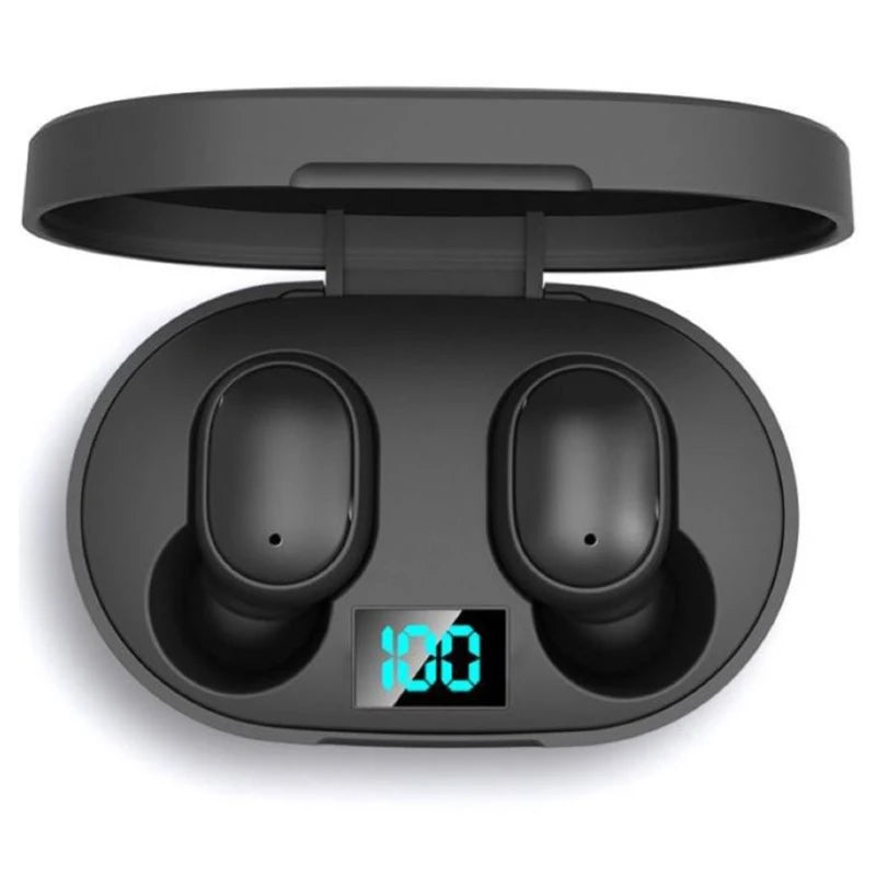 TWS E6S Fones de Ouvido Bluetooth com microfone e cancelamento de ruído 3,7v/ 45mah