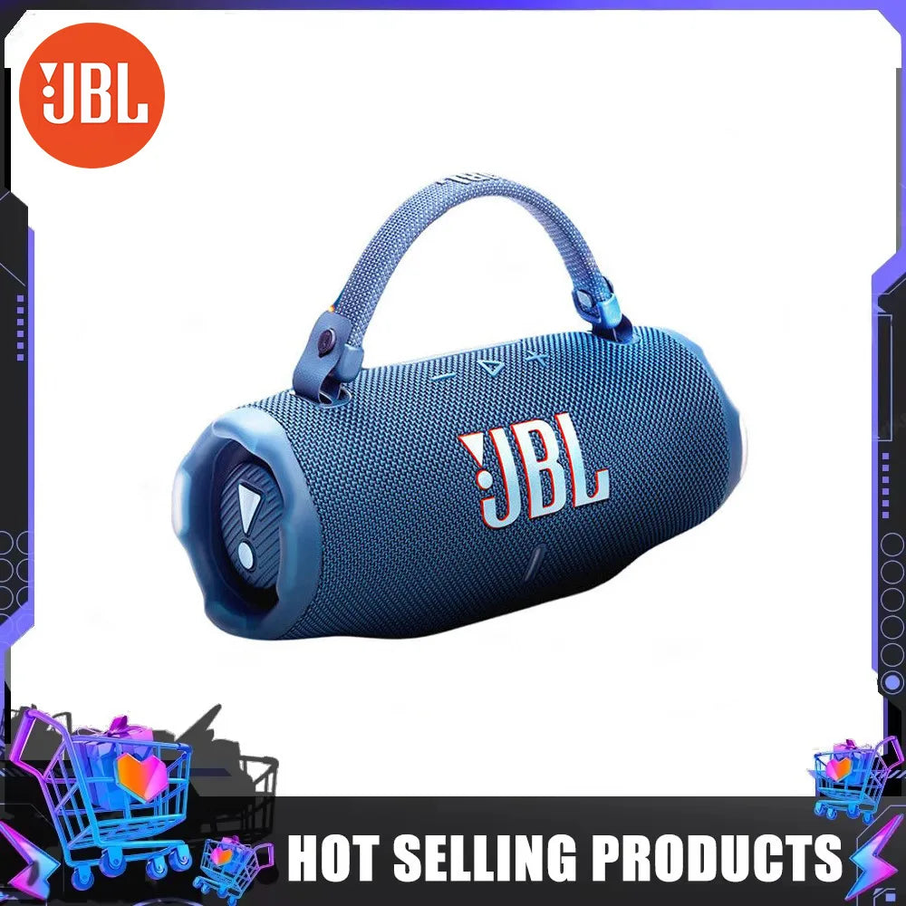 Caixa de Som Bluetooth Portátil JBL Charge 6 FLIP6 à Prova d'Água IPX7 com Som Estéreo e Tweeter Independente