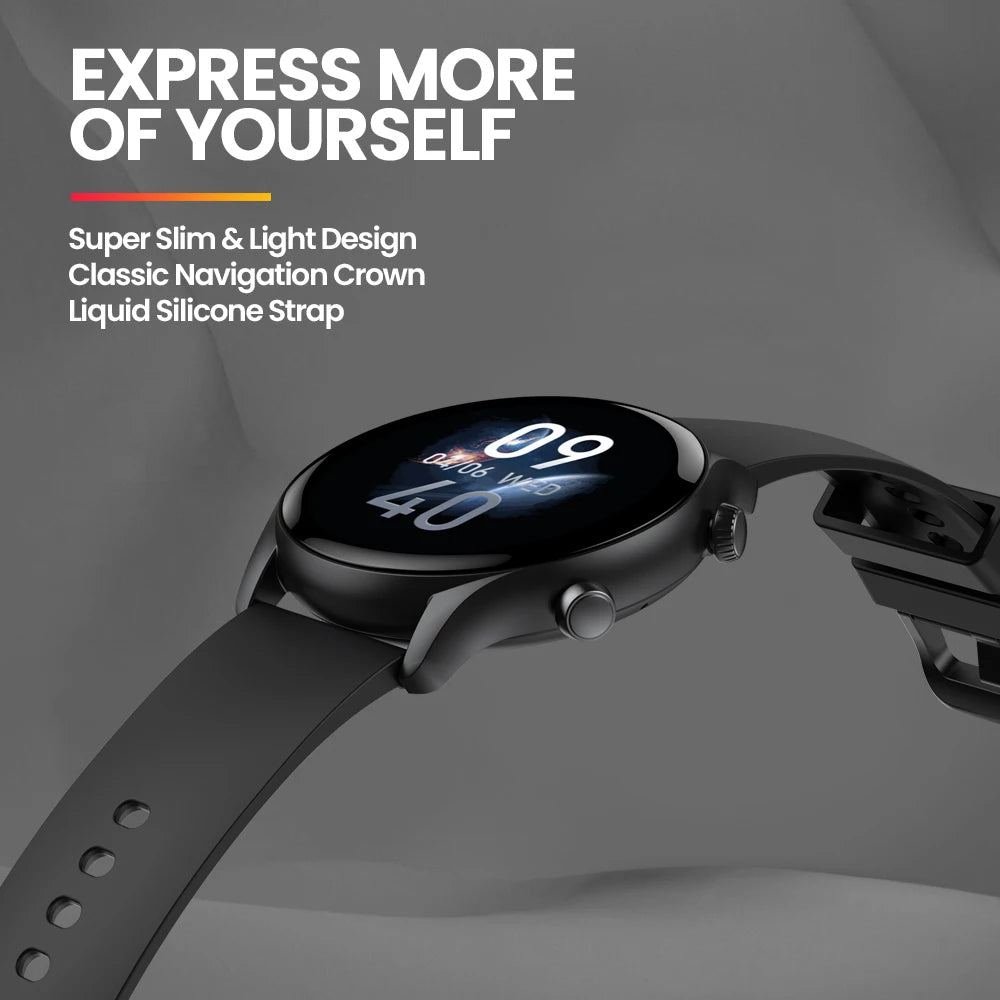 Zeblaze-Btalk 3 Plus Smartwatch para Homens e Senhoras, Chamada De Voz, 1.39 "Grande Display Colorido HD, Rastreamento De Fitness, Novo
