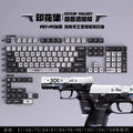 Doomsday Crossing Keycaps personalizados 125 teclas PBT + PC SAX Quad Translúcido Pudding Keycaps para MX Switch Teclados mecânicos