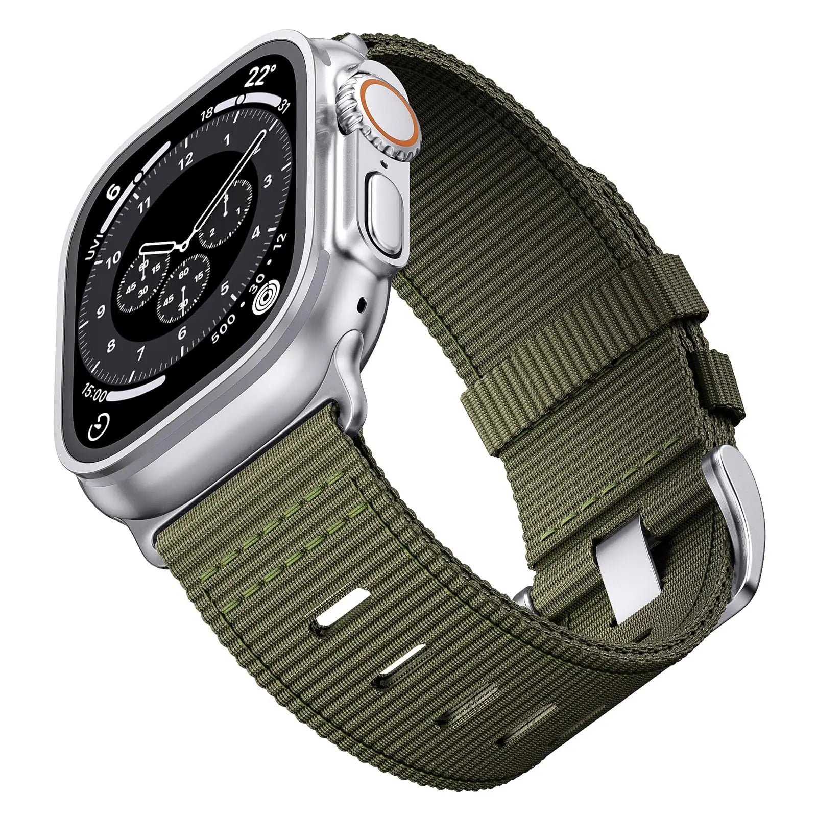 Pulseira esportiva de nylon para apple watch ultra 3 ultra 2 49mm 10 46mm 9 8 7 45mm pulseira de nylon iwatch série 6 5 4 se2 44mm