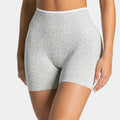 Shorts de ioga com estampa de leopardo, shorts esportivos femininos sem costura para academia, cintura alta, push up, fitness, ciclismo