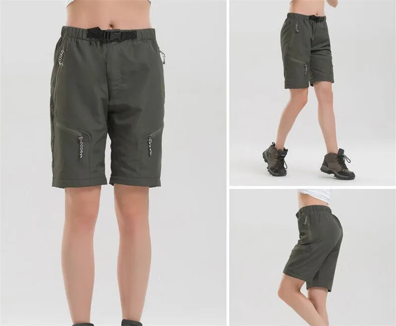 Calças de verão de secagem rápida podem removíveis para shorts homens tático caminhadas esporte respirável viagem pesca acampamento trekking calças