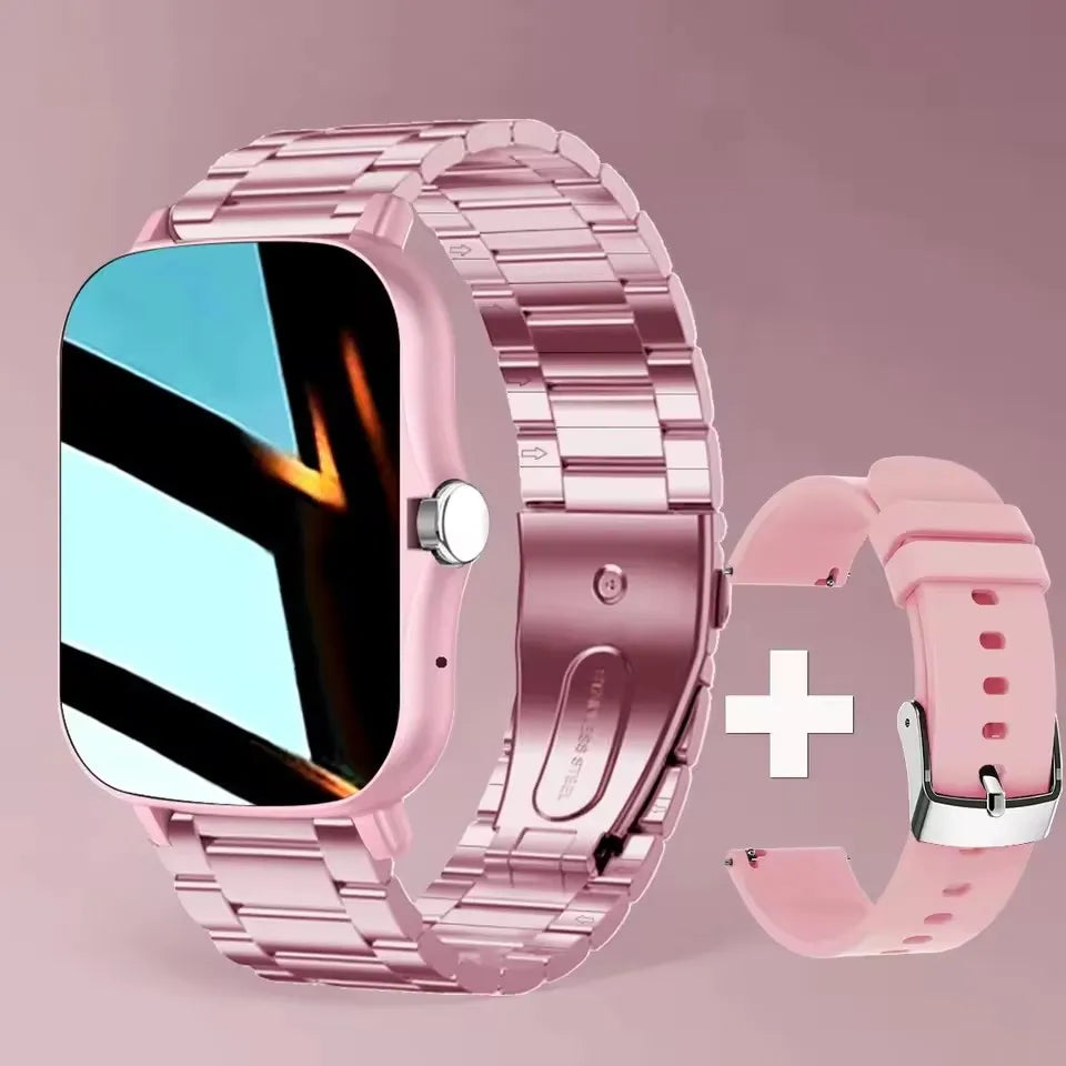 20226 Novo smartwatch de 1,83 polegadas Notificações de chamada Monitoramento do sono Rastreamento de atividades Relógio inteligente compatível com Android e iOS