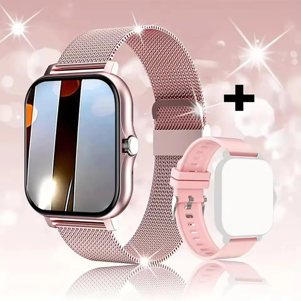 20226 Novo smartwatch de 1,83 polegadas Notificações de chamada Monitoramento do sono Rastreamento de atividades Relógio inteligente compatível com Android e iOS