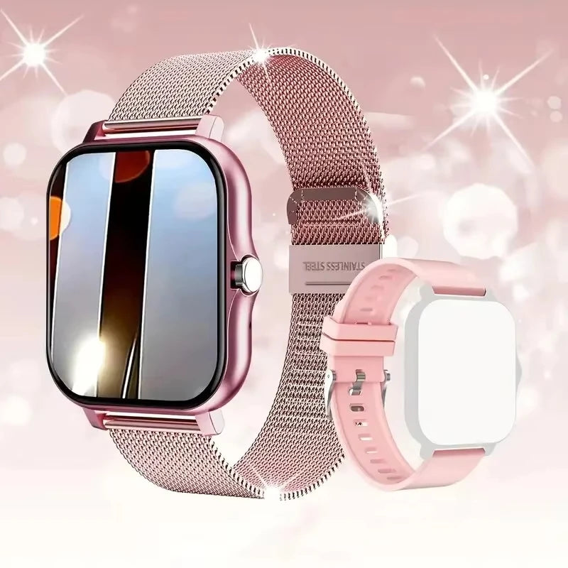 G.l wear novo smartwatch 1.83 polegadas display hd bluetooth chamando freqüência cardíaca atividade rastreamento smartwatch masculino feminino presente do feriado