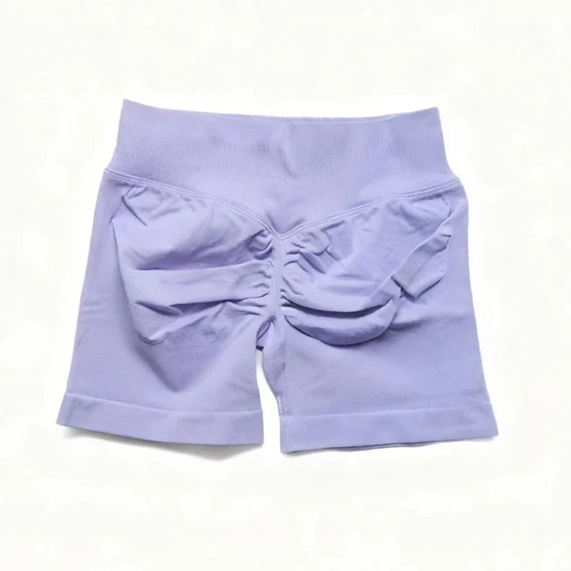 Shorts de impacto |   4.5 "fitness biker curto treino bottoms pilates correndo sem costura leggings ginásio mulher scrunch booty esportes shorts