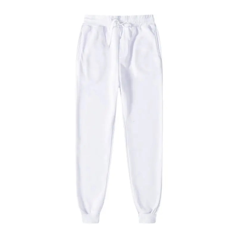 2026 novas calças esportivas casuais masculinas moda cor sólida calças soltas street wear outono/inverno lento correndo calças de fitness