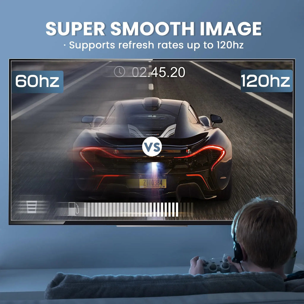 Cabo HDMI 2.1 Cabo HDMI 8K 60Hz 4K 120Hz 48Gbps EARC ARC HDCP Ultra High Speed HDR para HD TV Laptop Projetor PS4 PS5