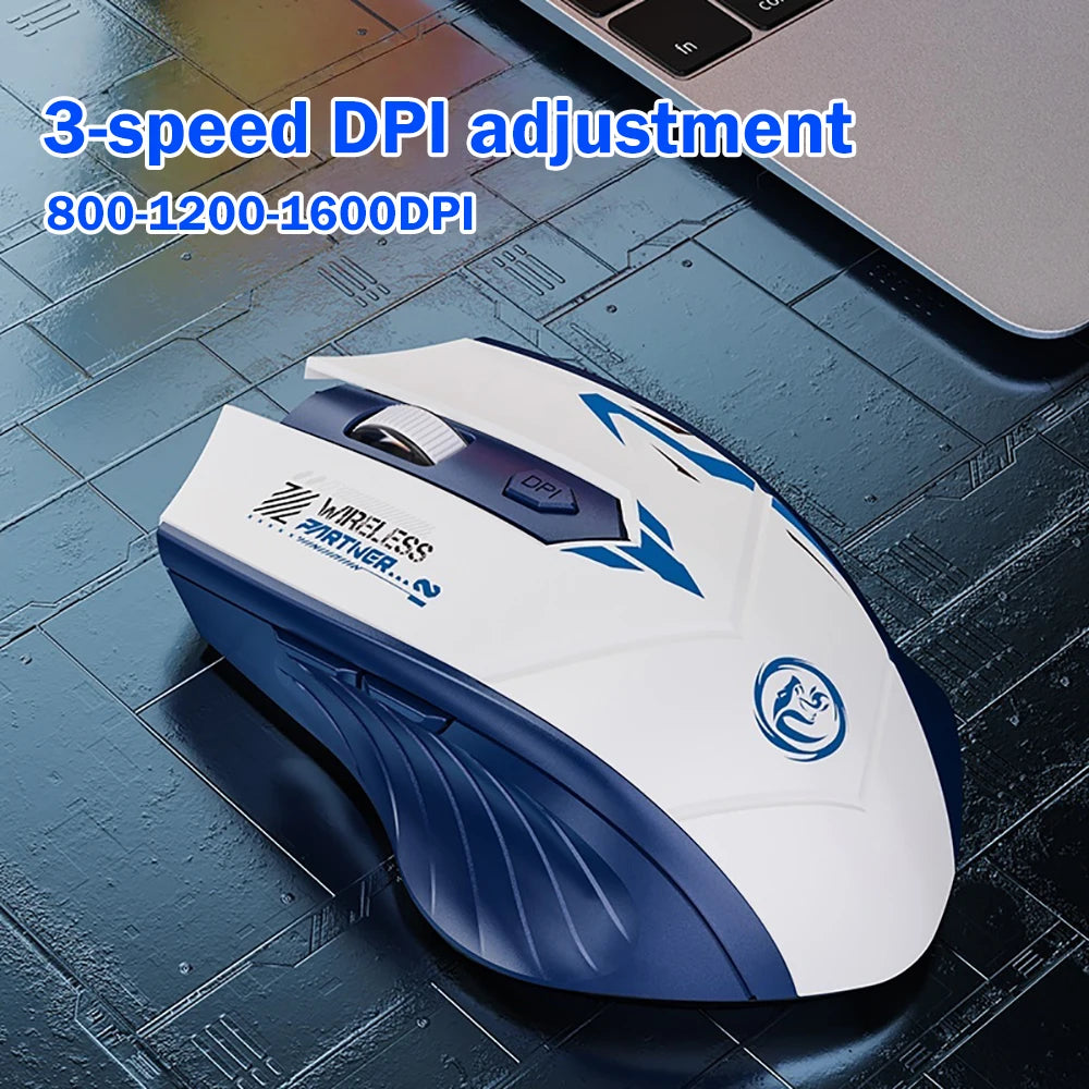 Bluetooth 5.4 mouse modo duplo 2.4g mouse sem fio 6 botões mouse para jogos escritório silencioso ratos recarregável para computador portátil