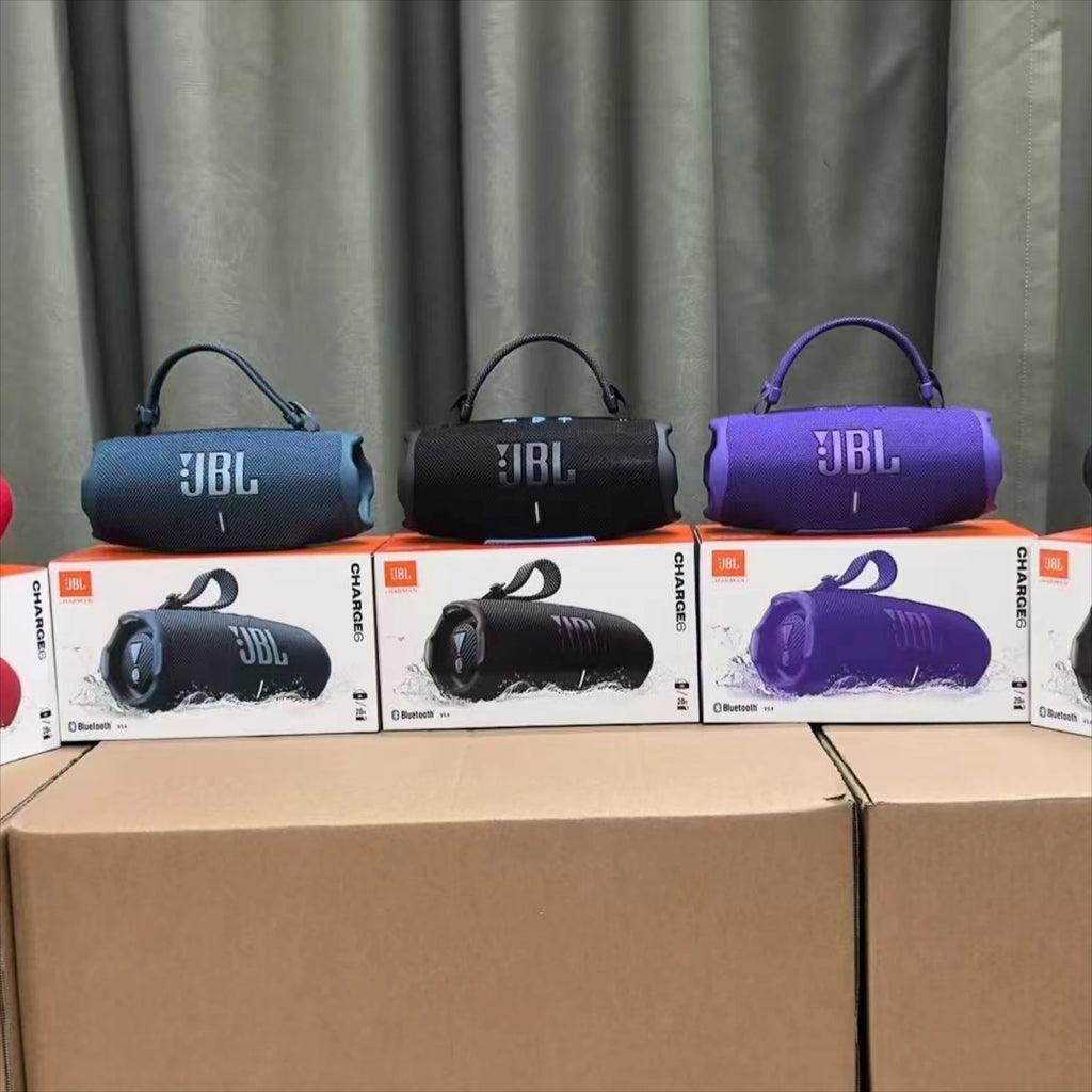 Caixa de Som Bluetooth Portátil JBL Charge 6 FLIP6 à Prova d'Água IPX7 com Som Estéreo e Tweeter Independente