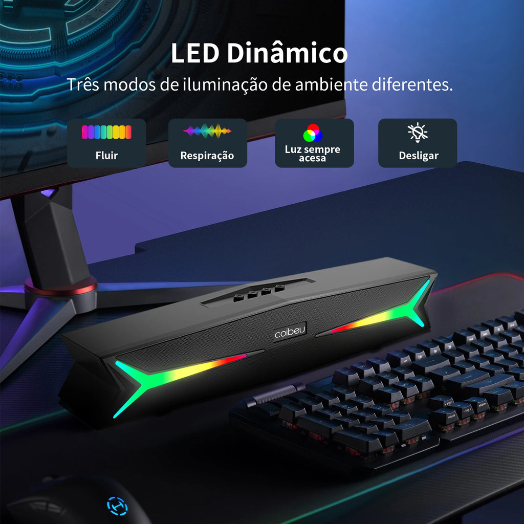 Caixa de som， Caixa som Bluetooth， Caixa de som Bluetooth Portátil， Caixa de som Para Pc， Soundbar， Caixa de som Bluetooth