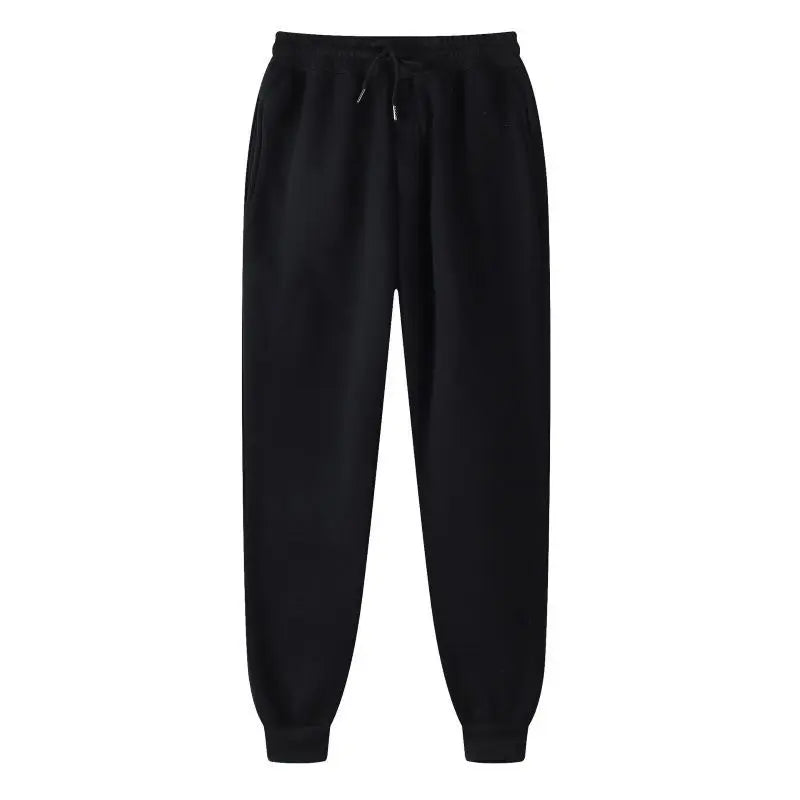 2026 novas calças esportivas casuais masculinas moda cor sólida calças soltas street wear outono/inverno lento correndo calças de fitness