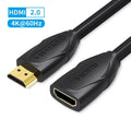 Vention 4k 60hz hdr hdmi 2.0 cabo de extensão para tv hd nintendo switch ps4 ps3 pc hdmi macho para fêmea cabo adaptador extensor