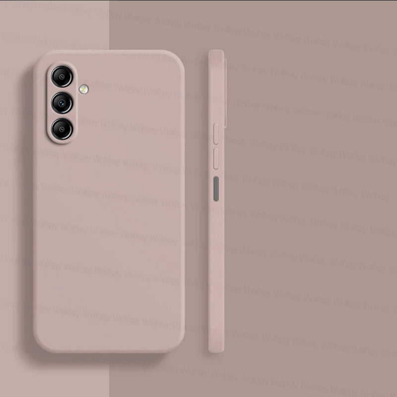 Para samsung galaxy a05s caso samsung galaxy a05 a05s a15 a25 a35 a55 5g capa funda tpu casos à prova de choque capa de silicone líquido