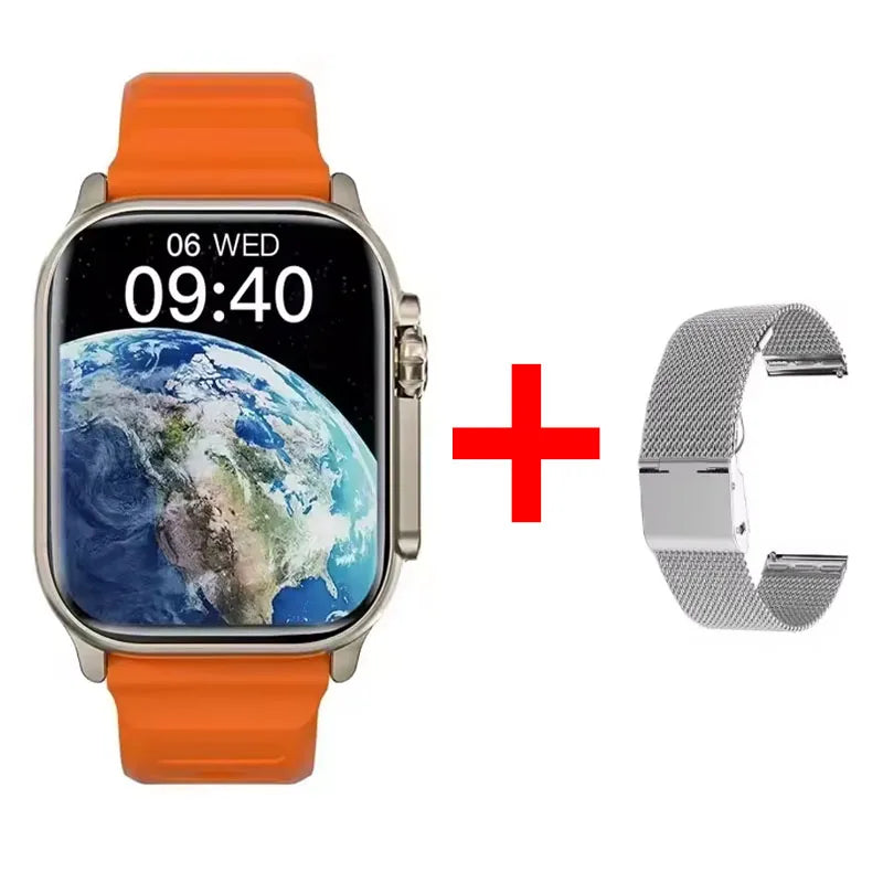 Relógio Inteligente Watch 10 Ultra 49mm 2026 Novo NFC para Homens e Mulheres com GPS, Chamadas Bluetooth, Música, Jogos e Carregamento Sem Fio