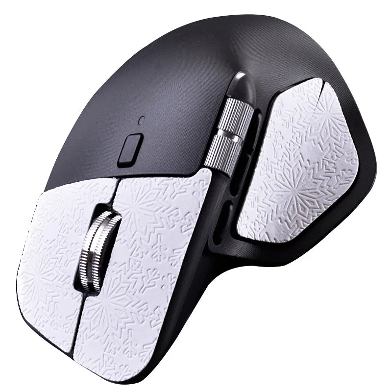 Para Logitech MX Master 4: Fita Antiderrapante Artesanal de Pele de Lagarto para Mouse Sem Fio, Adesivo que Absorve o Suor para MX Master 4
