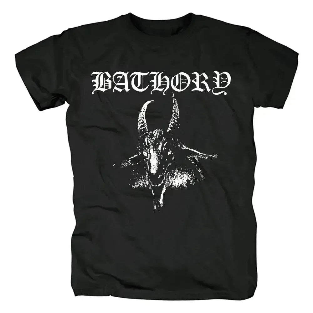 Bathory preto metal veneno t camisa das mulheres dos homens moda casual hip hop streetwear manga curta t camisa de algodão verão topos roupas