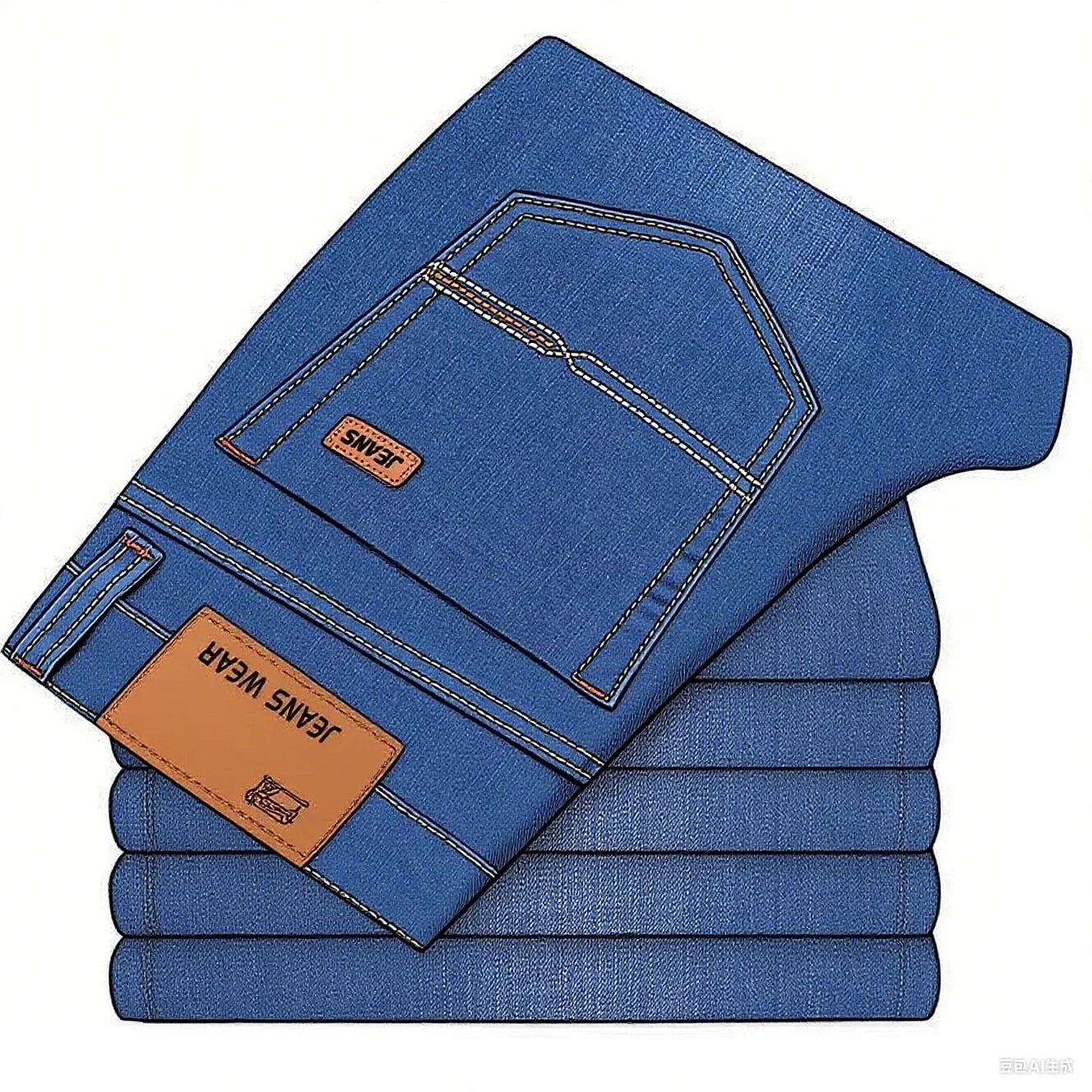2025 moda masculina negócios jeans estilo clássico casual elástico fino ajuste jeans calças jeans masculino preto azul