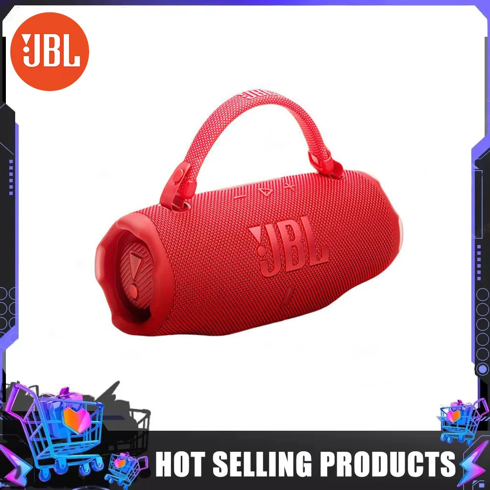 Caixa de Som Bluetooth Portátil JBL Charge 6 FLIP6 à Prova d'Água IPX7 com Som Estéreo e Tweeter Independente