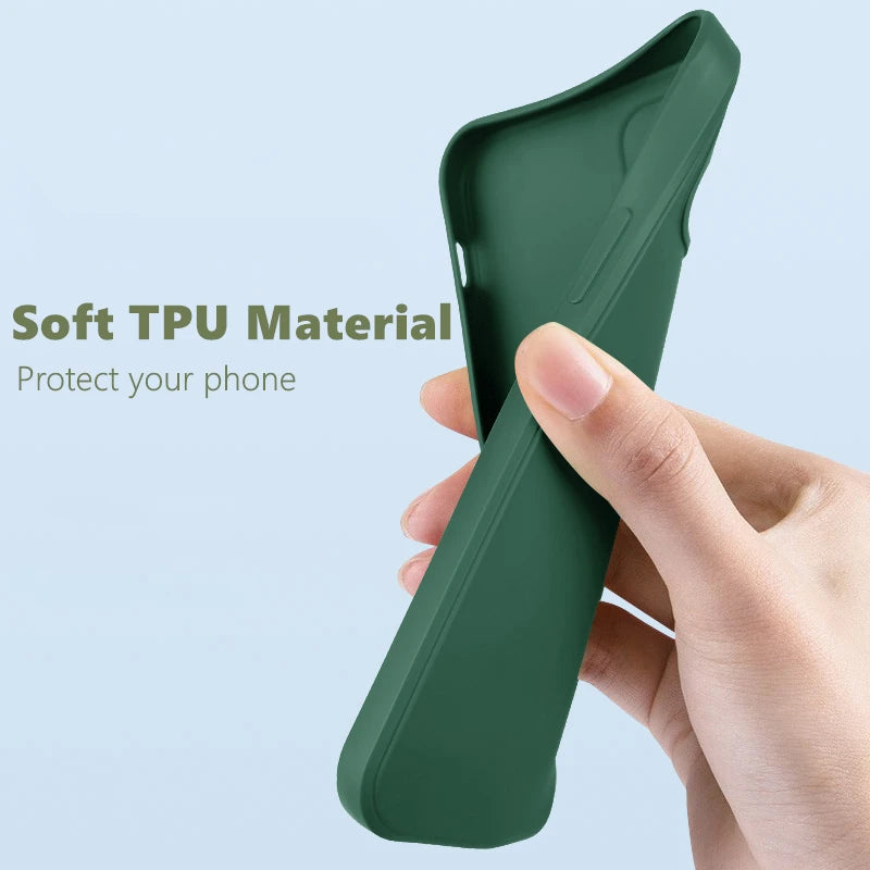 Para samsung galaxy a17 5g caso samsung galaxy a17 5g capa casos de luxo tpu à prova de choque silicone líquido capa protetora do telefone