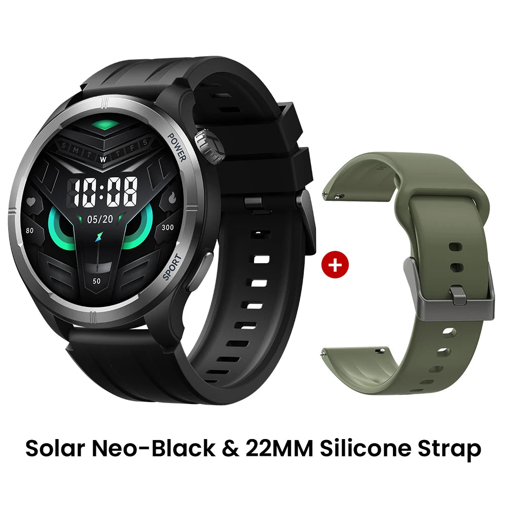 HAYLOU Solar Neo Smartwatches 1,53'' HD Display 24H Monitoramento de saúde Bluetooth Chamada Relógio inteligente Homens Mulheres Relógios esportivos inteligentes