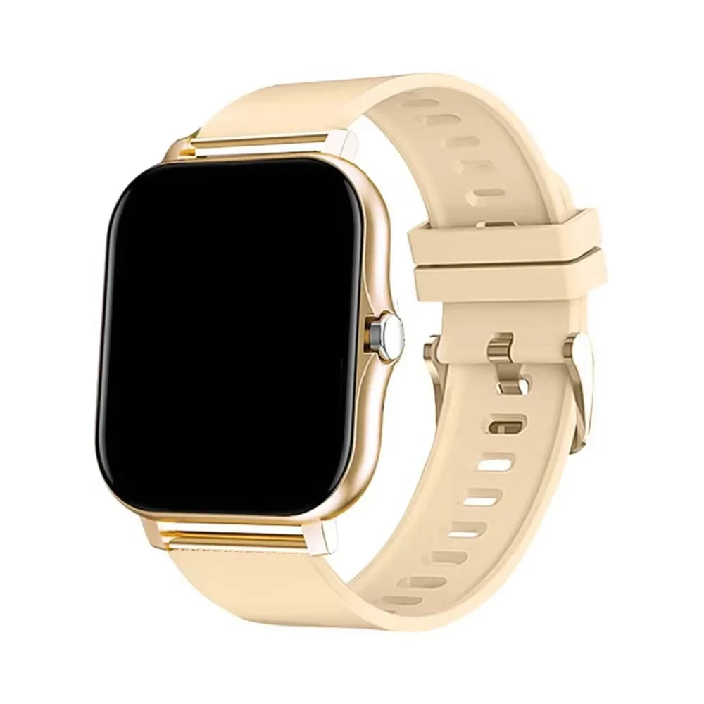 LAXASFIT 2025 Novo Relógio Inteligente para Homens Mulheres Presente Tela de Toque Completa Esportes Fitness Relógio Bluetooth Chamada Digital Smartwatch
