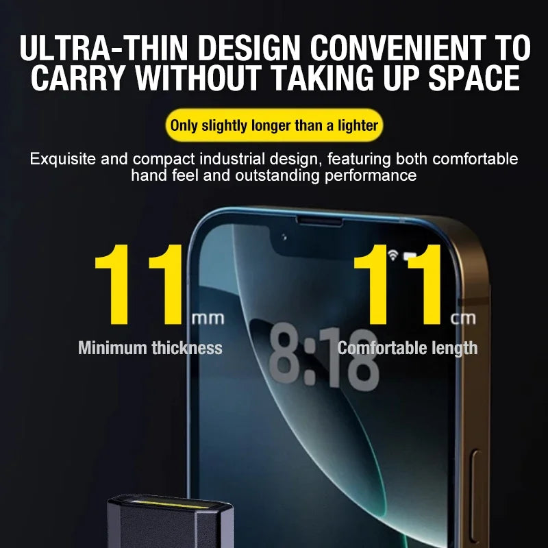 Mini chaveiro lanterna com ímã recarregável multifuncional tocha lâmpada portátil clipe na lanterna à prova dwaterproof água luz de acampamento