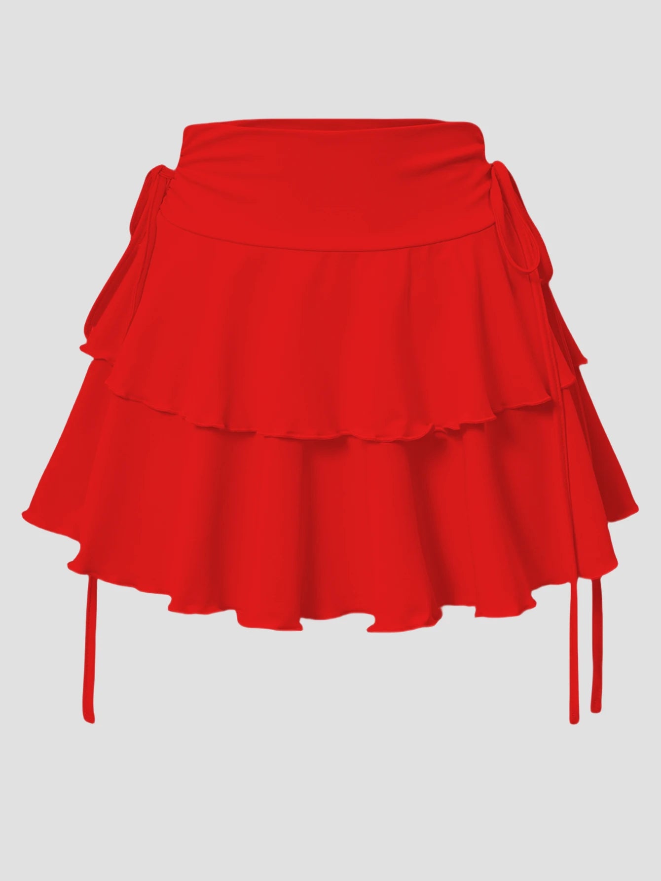 Nova Saia de Cor Sólida para Mulheres, Moda de Verão, Versátil, Cintura Alta, Ajuste Slim, Saia Curta com Cintura Elástica, Produtos em Estoque