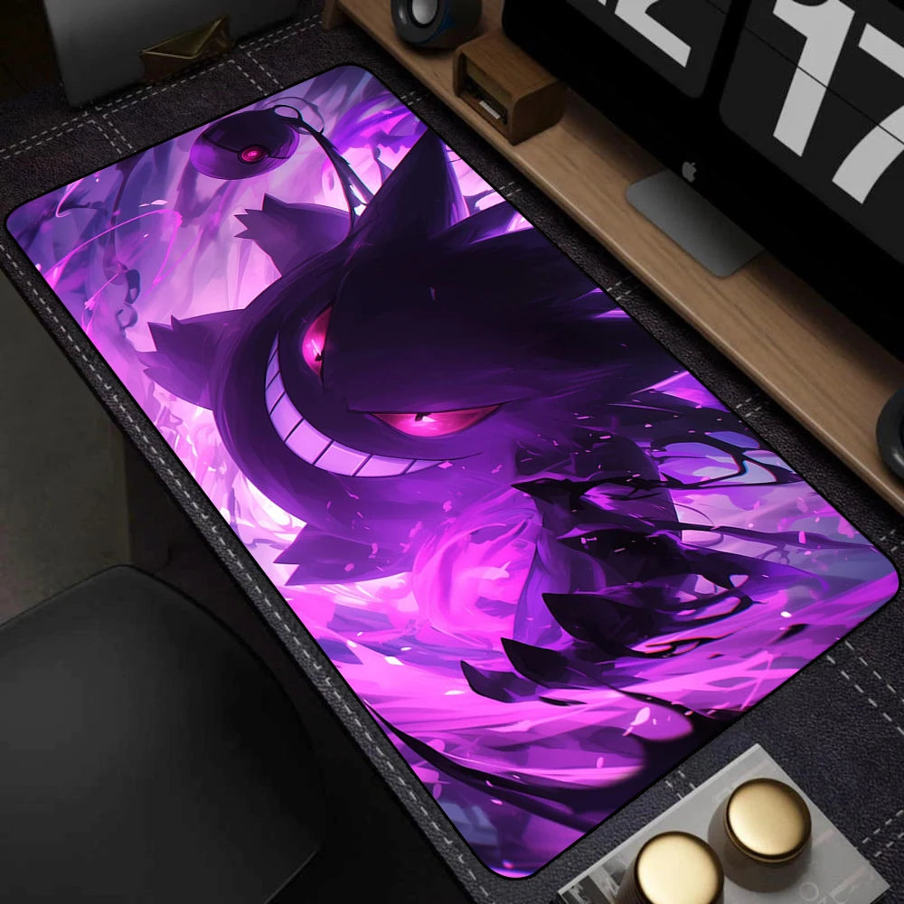 Tapete colorido para teclado de jogos, laptop, japão, legal, anime, mouse pad xxl, preto, p-pokemon, tapete de mesa, pc, g-gengar, gamer, gabinete, mousepad