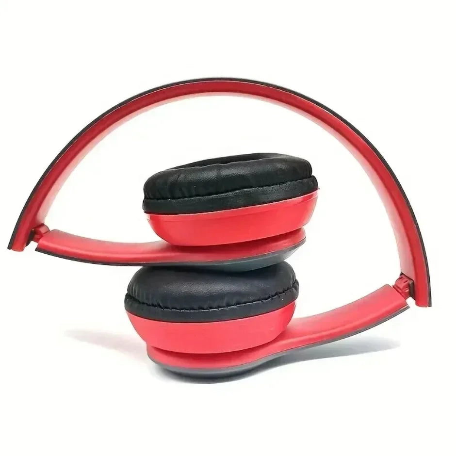 Fone de Ouvido Bluetooth Sem Fio P47 com Microfone, Headset Dobrável, Som HiFi com Graves, Fone de Ouvido Estéreo para Smartphones, TV e Jogos